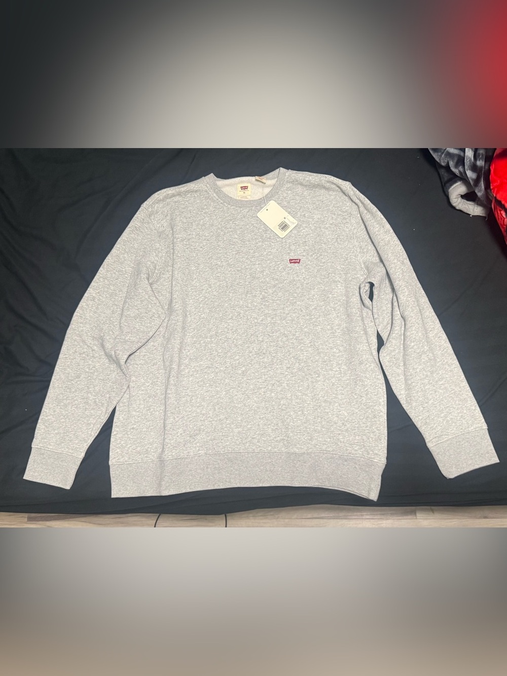 Levi's Men's Crewneck Sweatshirt - Light Gray